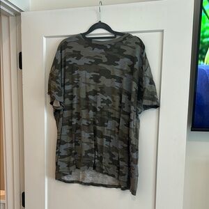 Maurice's camo t-shirt
